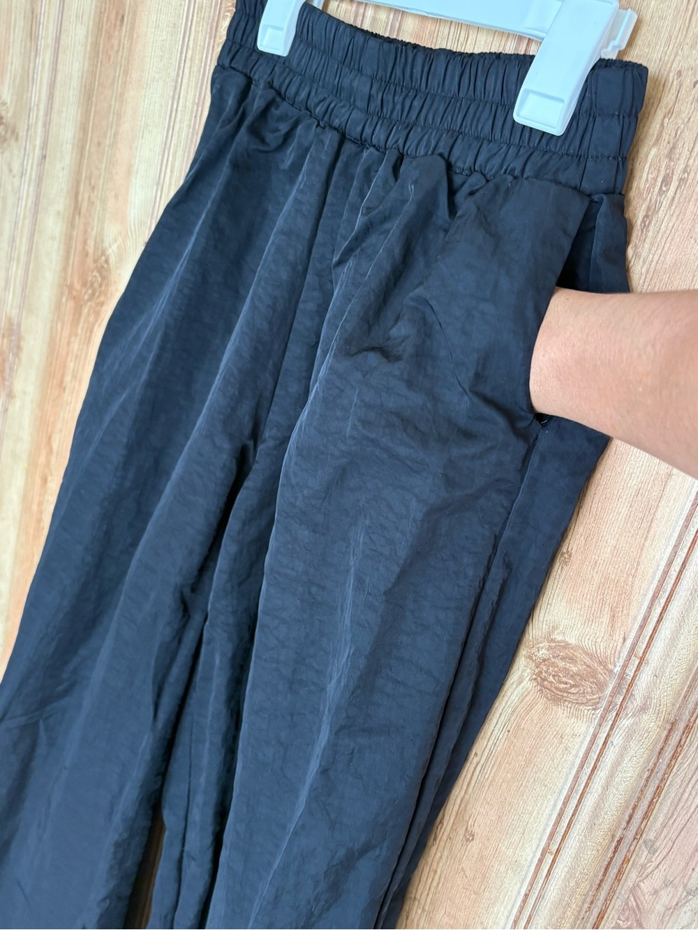 Hanifa Black women’s lightweight Jogger elastic waist athleisure size s - Picture 4 of 12